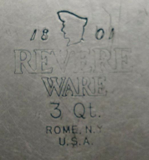 Revere Ware Rome Stamp