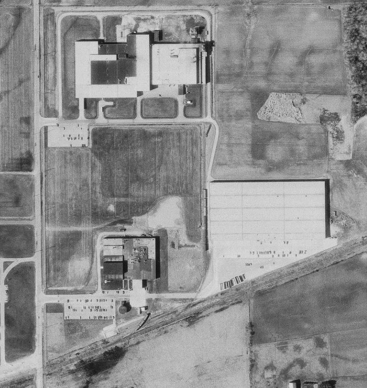 Mirro Plant 5 1976 aerial