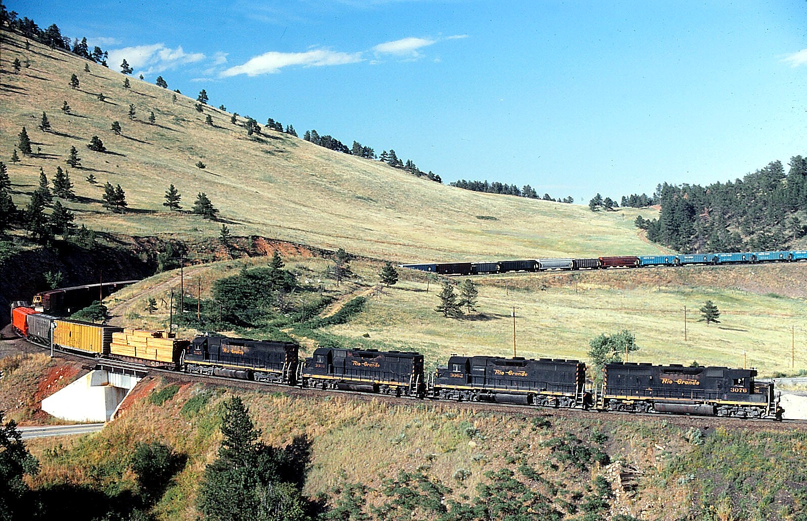 DRGW 3076E Coal Creek, Clay CO 252 8-1979 Chuck Conway